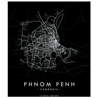 Phnom Penh Cambodia Sticker