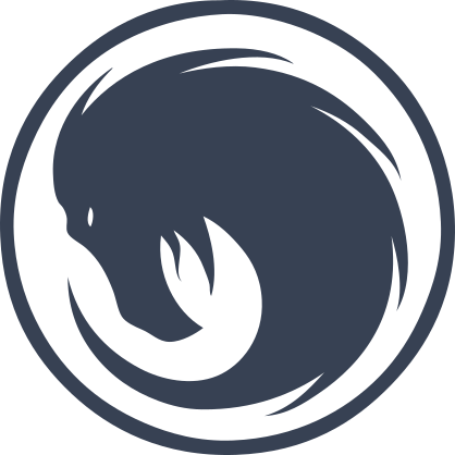 Phoenix Head Swirl Sticker