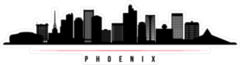 Phoenix Skyline Horizontal Arizona Sticker