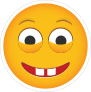Phone Emoji Sticker Creepy Stare