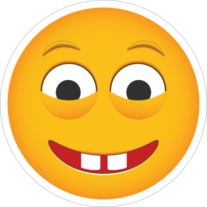 Phone Emoji Sticker Creepy Stare