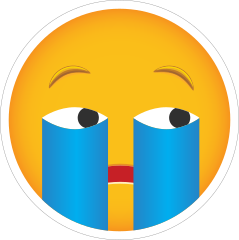 Phone Emoji Sticker Cry Me a River