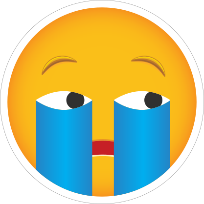 Phone Emoji Sticker Cry Me a River