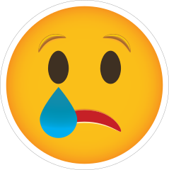 Phone Emoji Sticker Crying