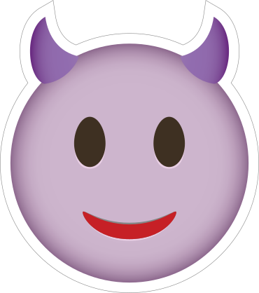 Phone Emoji Sticker Cute Devil