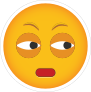 Phone Emoji Sticker Distrust