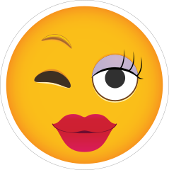 Phone Emoji Sticker Flirting