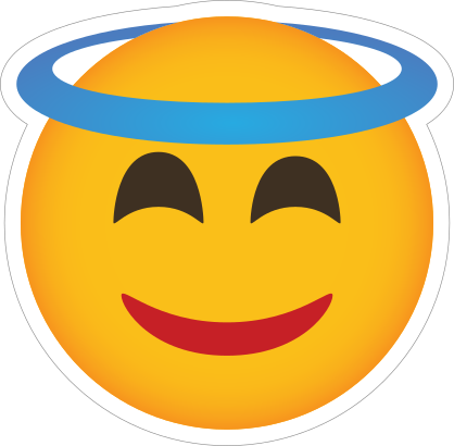 Phone Emoji Sticker Halo