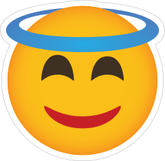 Phone Emoji Sticker Halo