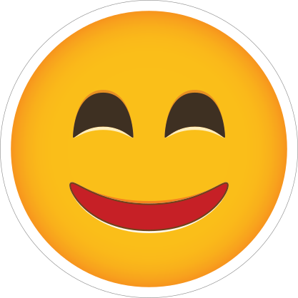 Phone Emoji Sticker Happy