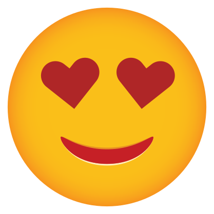 Phone Emoji Sticker In Love