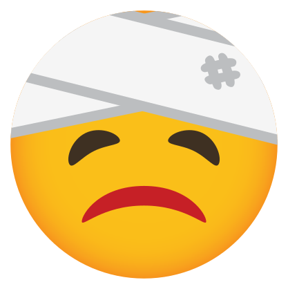 Phone Emoji Sticker Injured