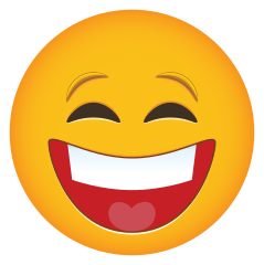 Phone Emoji Sticker Laughing Hard