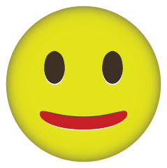 Phone Emoji Sticker Moderately Happy