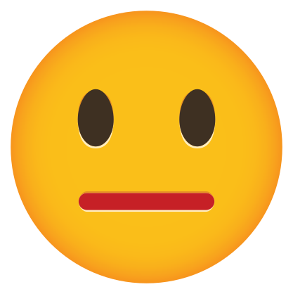 Phone Emoji Sticker Neutral