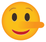 Phone Emoji Sticker Pinocchio