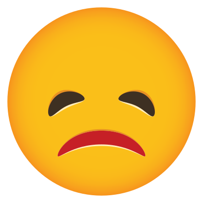 Phone Emoji Sticker Pouting