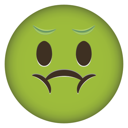 Phone Emoji Sticker Puking