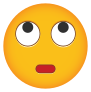 Phone Emoji Sticker Rolling Eyes