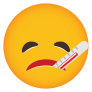 Phone Emoji Sticker Sick