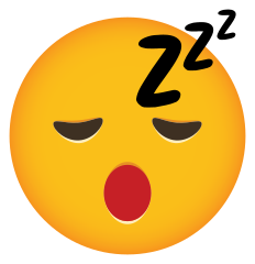 Phone Emoji Sticker Sleepy