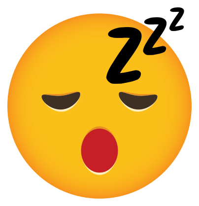 Phone Emoji Sticker Sleepy