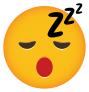Phone Emoji Sticker Sleepy