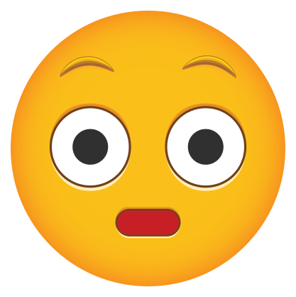 Phone Emoji Sticker Staring Wide Eyed