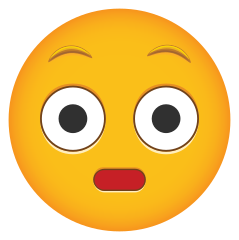 Phone Emoji Sticker Staring Wide Eyed