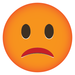Phone Emoji Sticker Unhappy