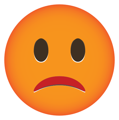 Phone Emoji Sticker Unhappy