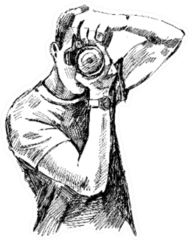 Photographer Sketch Sticker