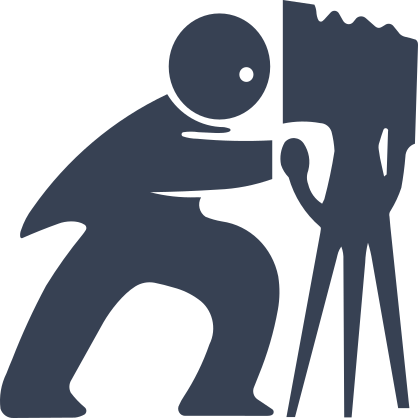 Photographer Taking Picture With Camera Sticker