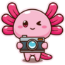 Photography Axolotl Sticker