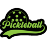Pickleball Green Lettering Sticker