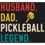 Pickleball Husband Legend Sticker 