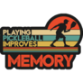 Pickleball Improves Memory Sticker