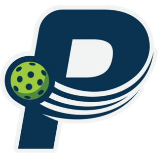 Pickleball Letter P Swoosh Sticker