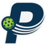 Pickleball Letter P Swoosh Sticker