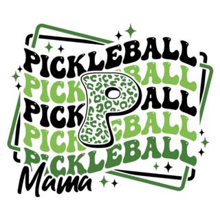 Pickleball Mama Groovy Sticker