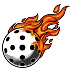Pickleball On Fire Sticker