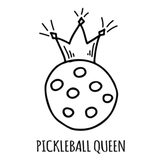 Pickleball Queen Crown Sticker