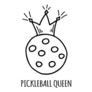 Pickleball Queen Crown Sticker