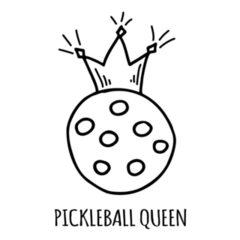Pickleball Queen Crown Sticker