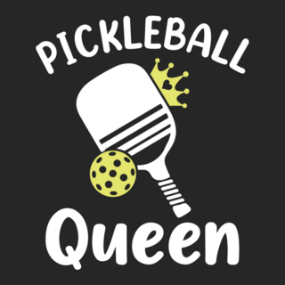 Pickleball Queen.Black Sticker