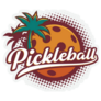 Pickleball With Trees Sticker