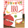Picnic Or Barbecue Party Invitation Card Sticker
