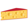 Piece Of Cheese With Holes, Snack sticker 