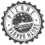 Pierre South Dakota, City Famous Monuments Sticker