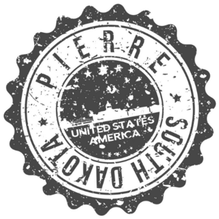 Pierre South Dakota, City Famous Monuments Sticker